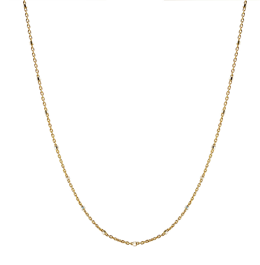 Two-Tone Sterling Silver Chain