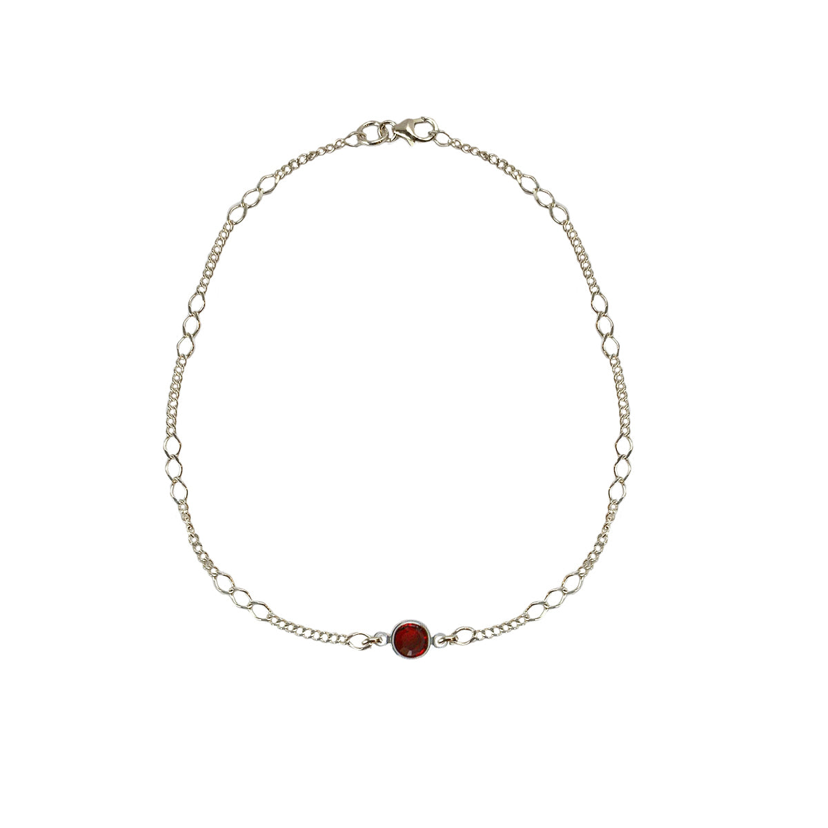 ★rosemont★ SILVER bracelet (October birthstone) RC0350 October Birthstone Silver and Fire Opal Affinity Bracelet